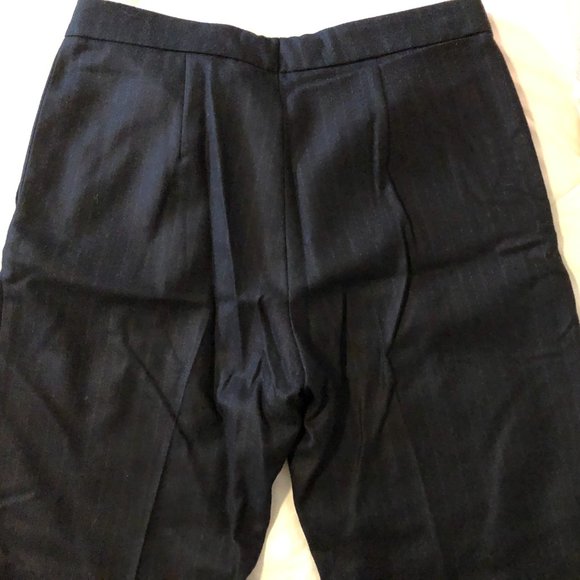 Dries van Noten Women's wool pants, charcoal/pinstripe, EU 40/Size US 8 - Picture 5 of 10